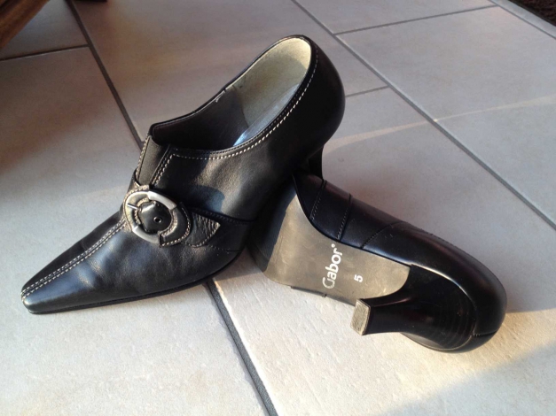 Gabor / schwarze Ankleboots