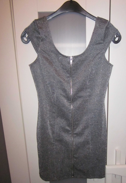 silbernes Glitzer Kleid von H&M