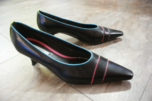 Pumps schwarz bunt