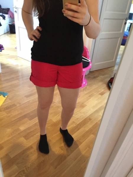 Sommershorts pink H&M