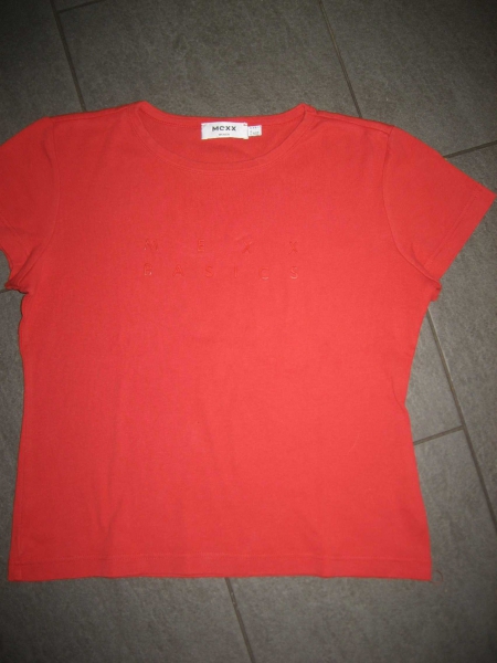 Mexx Shirt - T-Shirt, Gr M, rot, Basic
