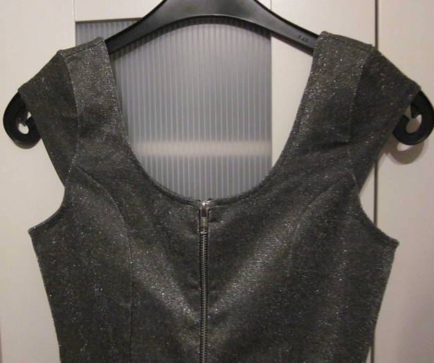silbernes Glitzer Kleid von H&M
