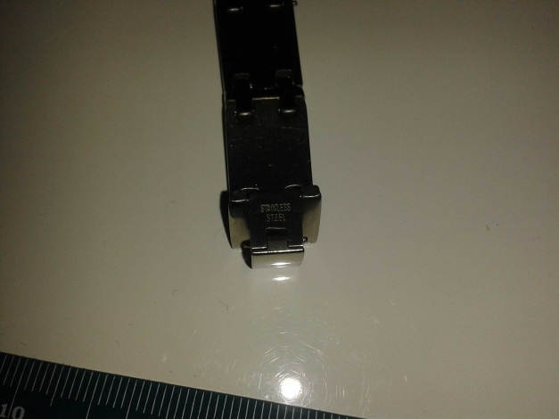 Schwarz / silbernes Armband aus rostfreiem Stahl