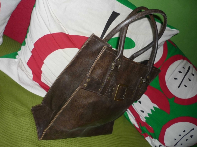vintage Handtasche * braun * Dokumententasche * Preis VHB