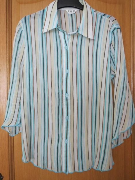 Bluse,3/4Arm,gestreift