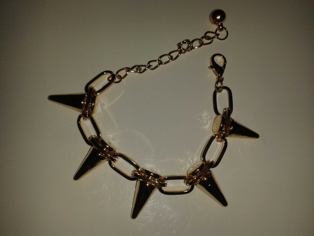 Nieten Armband Goldfarben