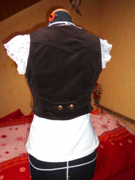 Orsay Victorian Weste braun