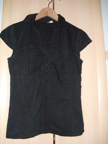  süßes polkadots shirt tshirt emo gothik rockabilly retro divided h&m