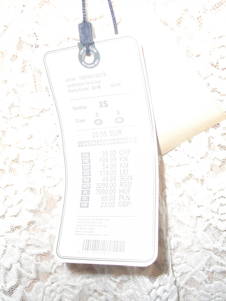 Nagelneues sexy Spitzentanktop von Tom Talior