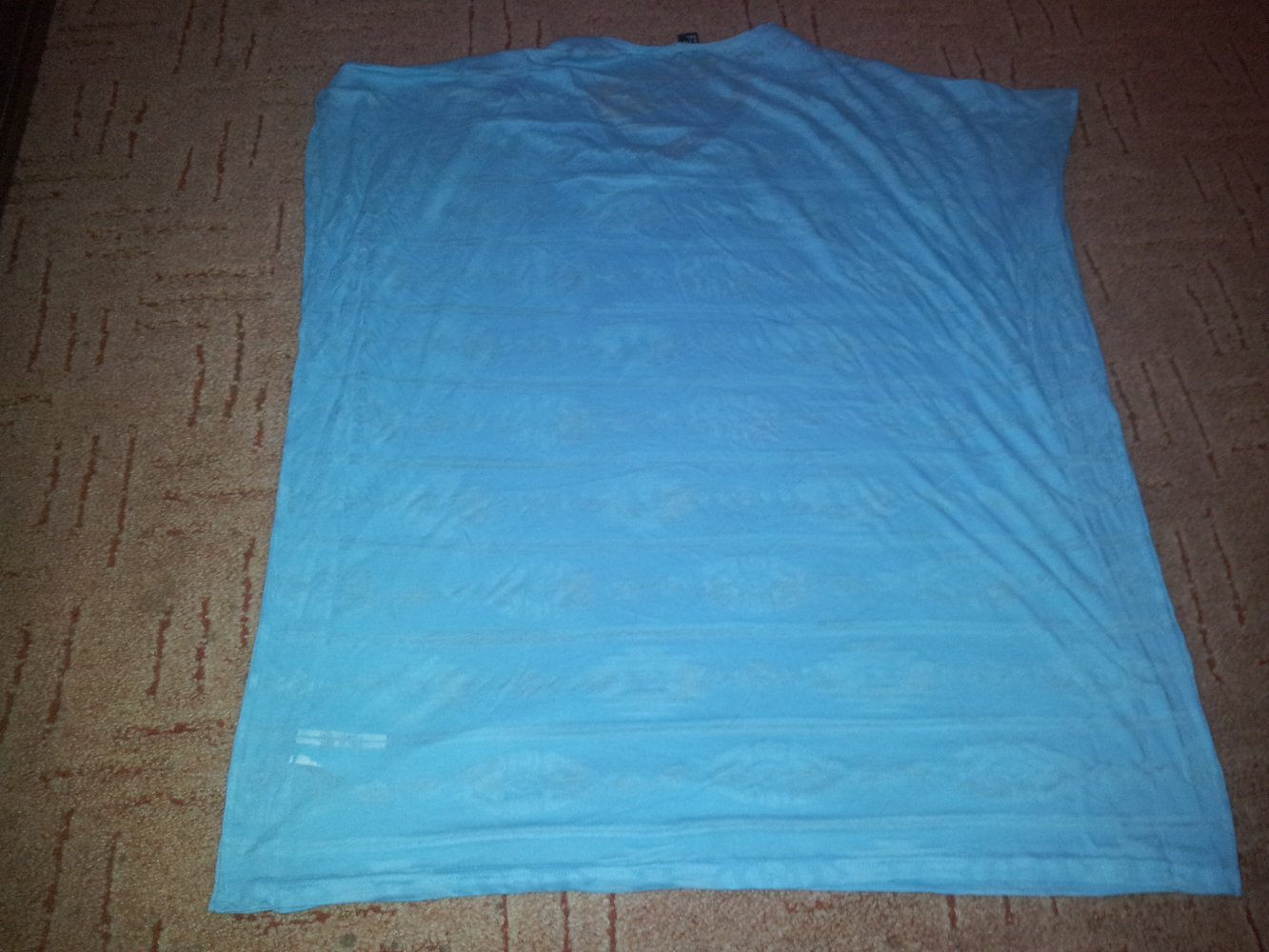 Shirt Tunika Strandtunika H&M türkis Gr. L transparent