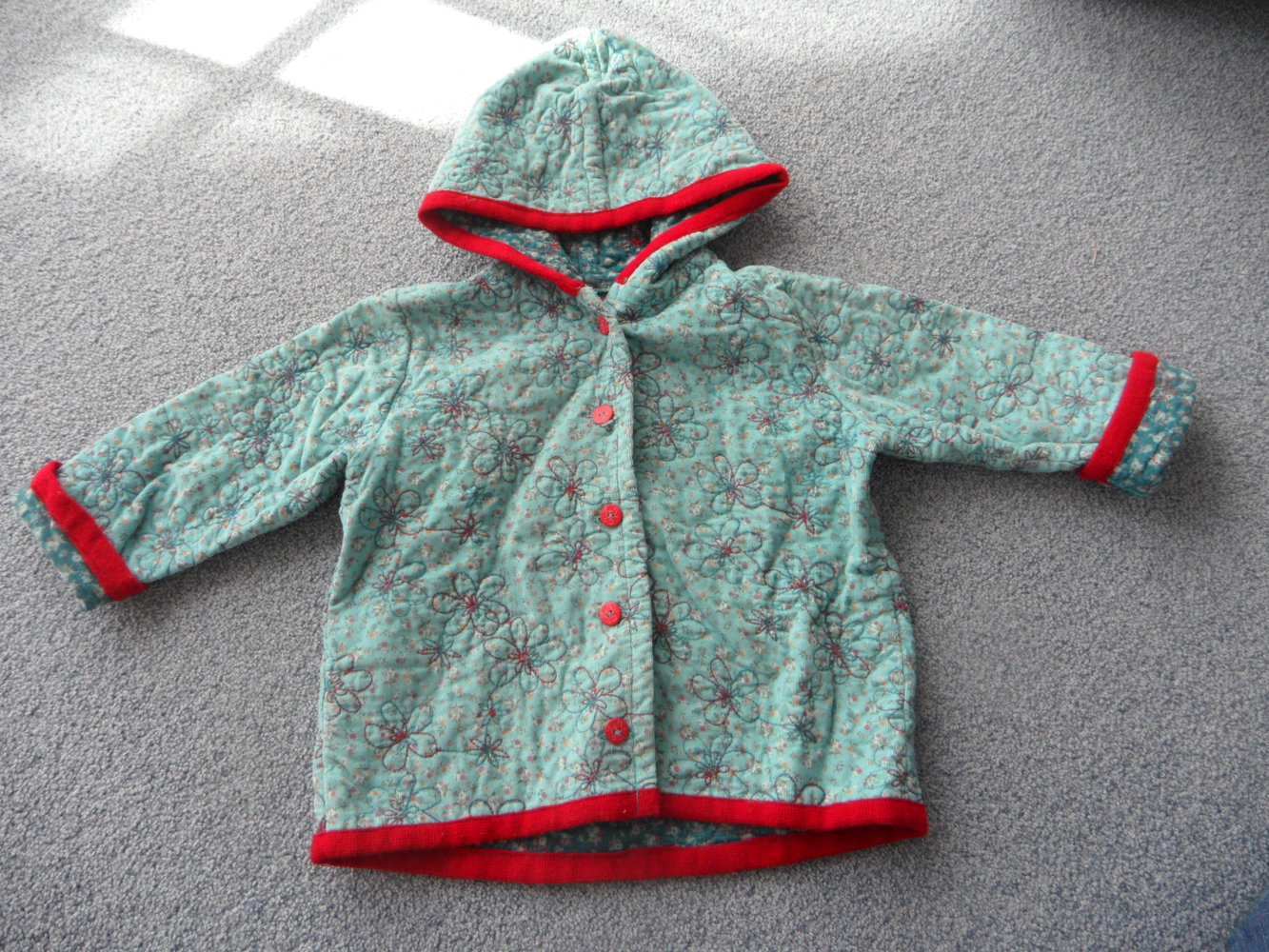 Unikat DIY Dawanda Mantel Jacke Gr. 86/92/98