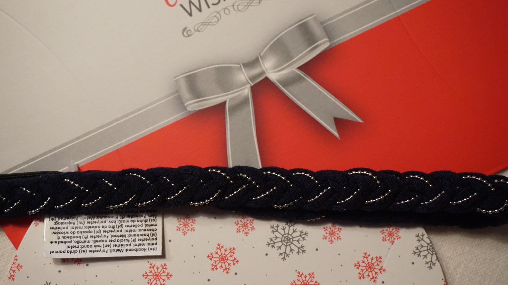 Wunderschönes dunkelblaues Haarband! Edel