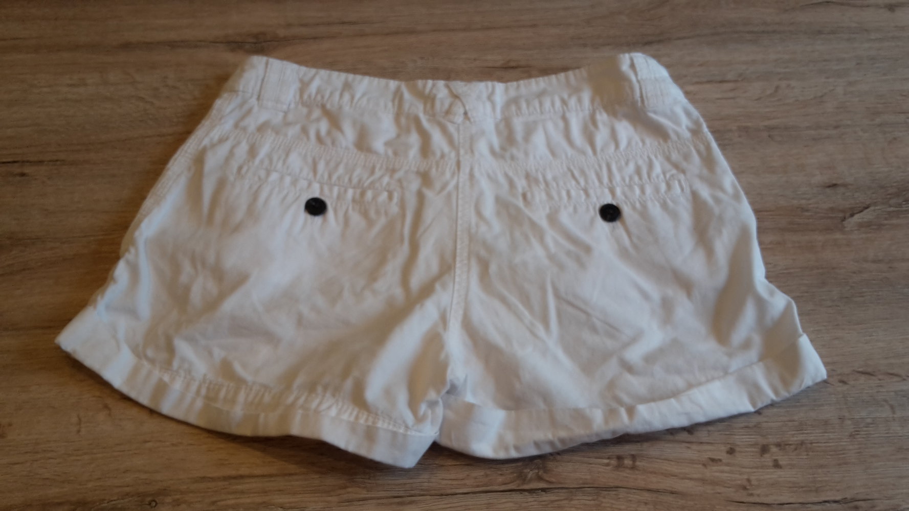 Weiße Hot Pants kurze Hose Sommer chic gr. 38