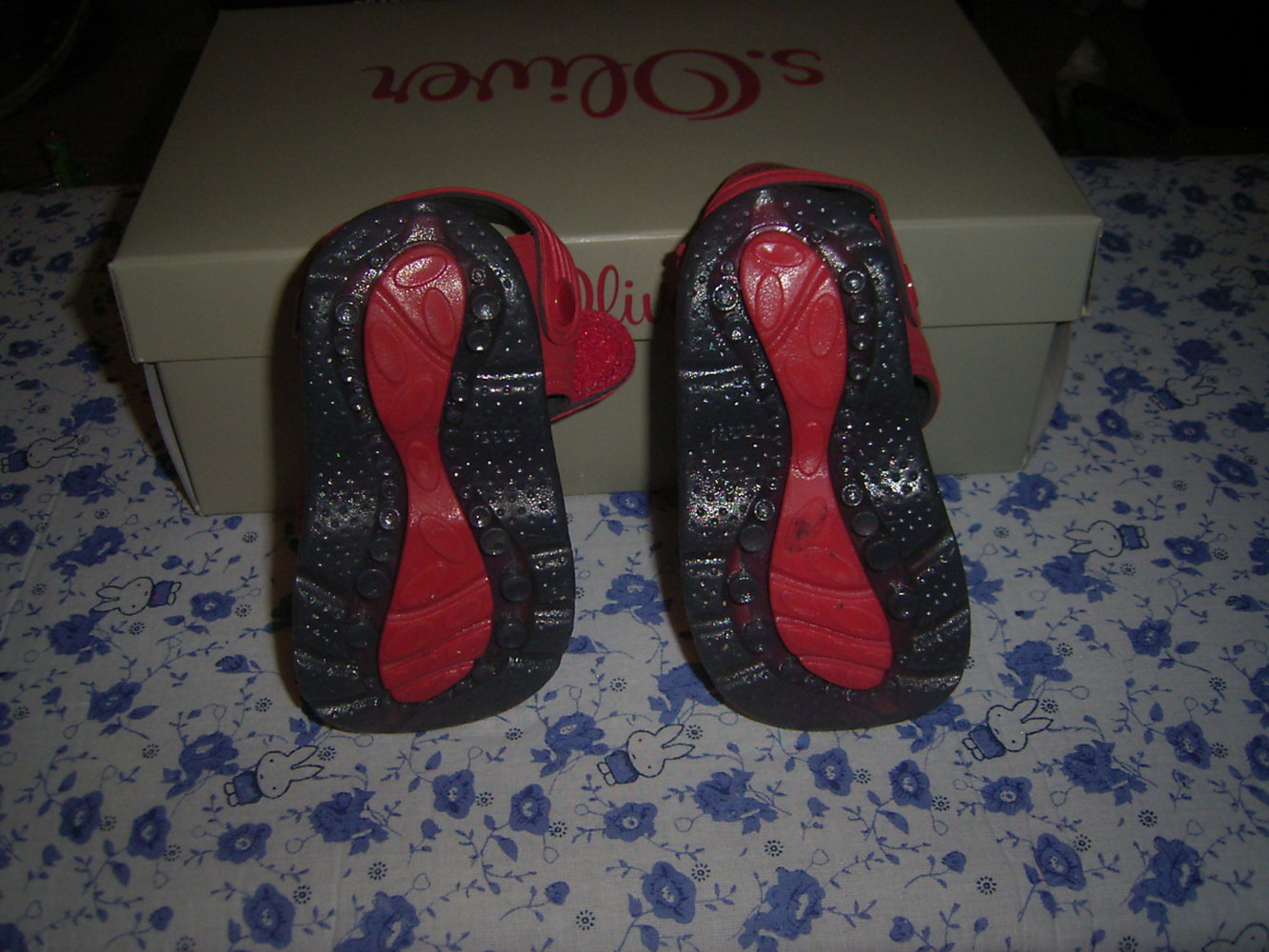 Adidas Sandale Strandschuh Badesandale rot Gr. US 6 1/2 = Gr.22 