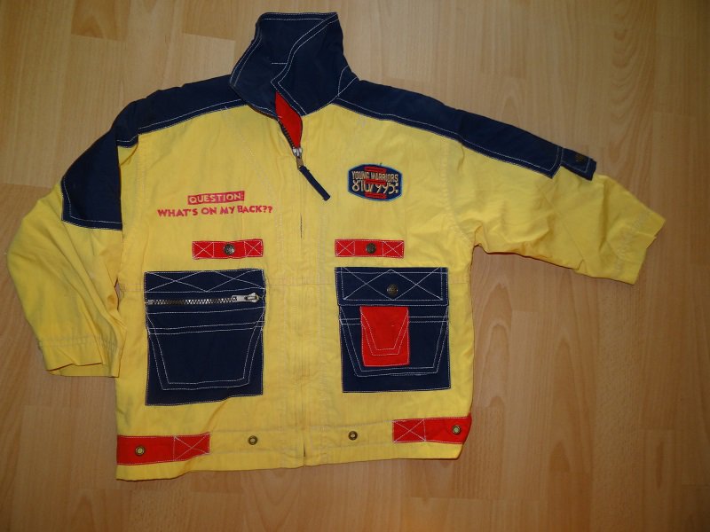 Übergangsjacke Frühlings Jacke Gr. 98 gelb / bunt