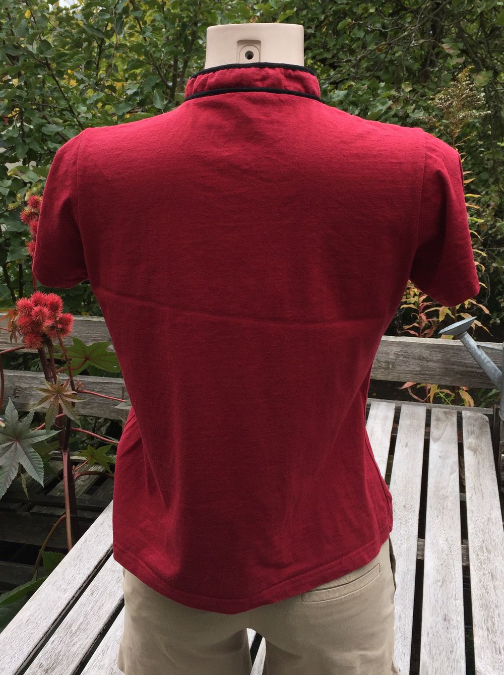 Asia Shirt weinrot Gr. M