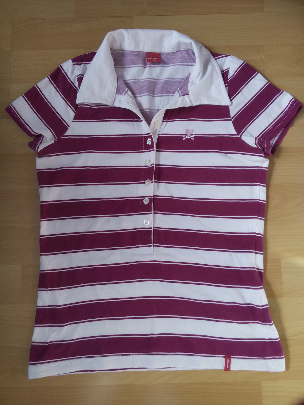 gestreiftes Poloshirt M