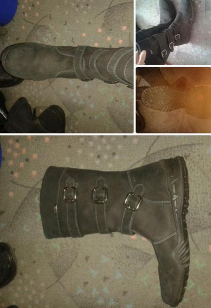 Echtleder Stiefel schwarz flach marken stiefel.png