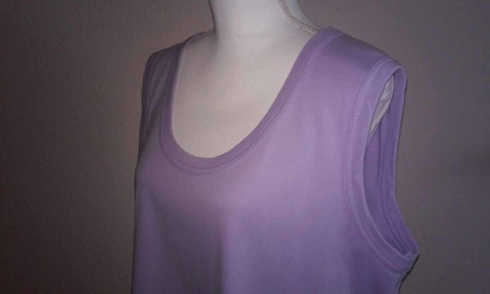 Trägershirt Tanktop Shirt Top flieder (3XL)