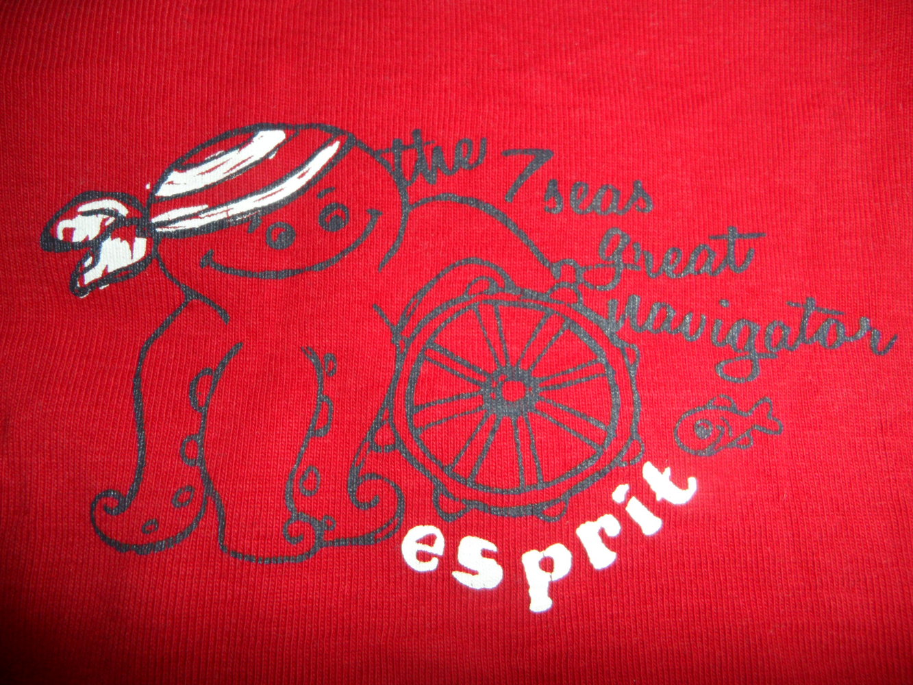 Esprit schönes T-Shirt mit Krake maritim
