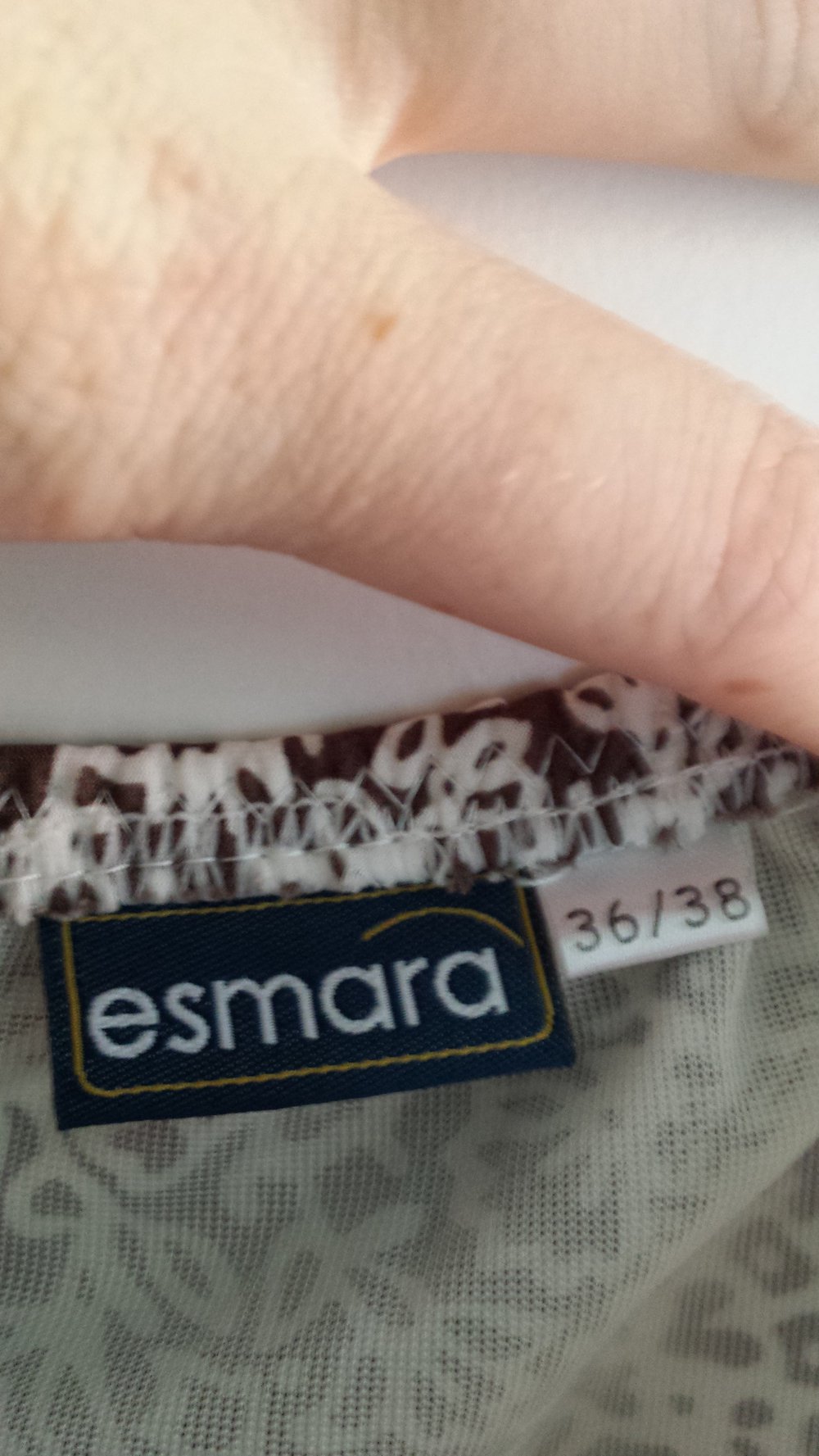 eleganter sportlicher Rock Muster Braun Esmara