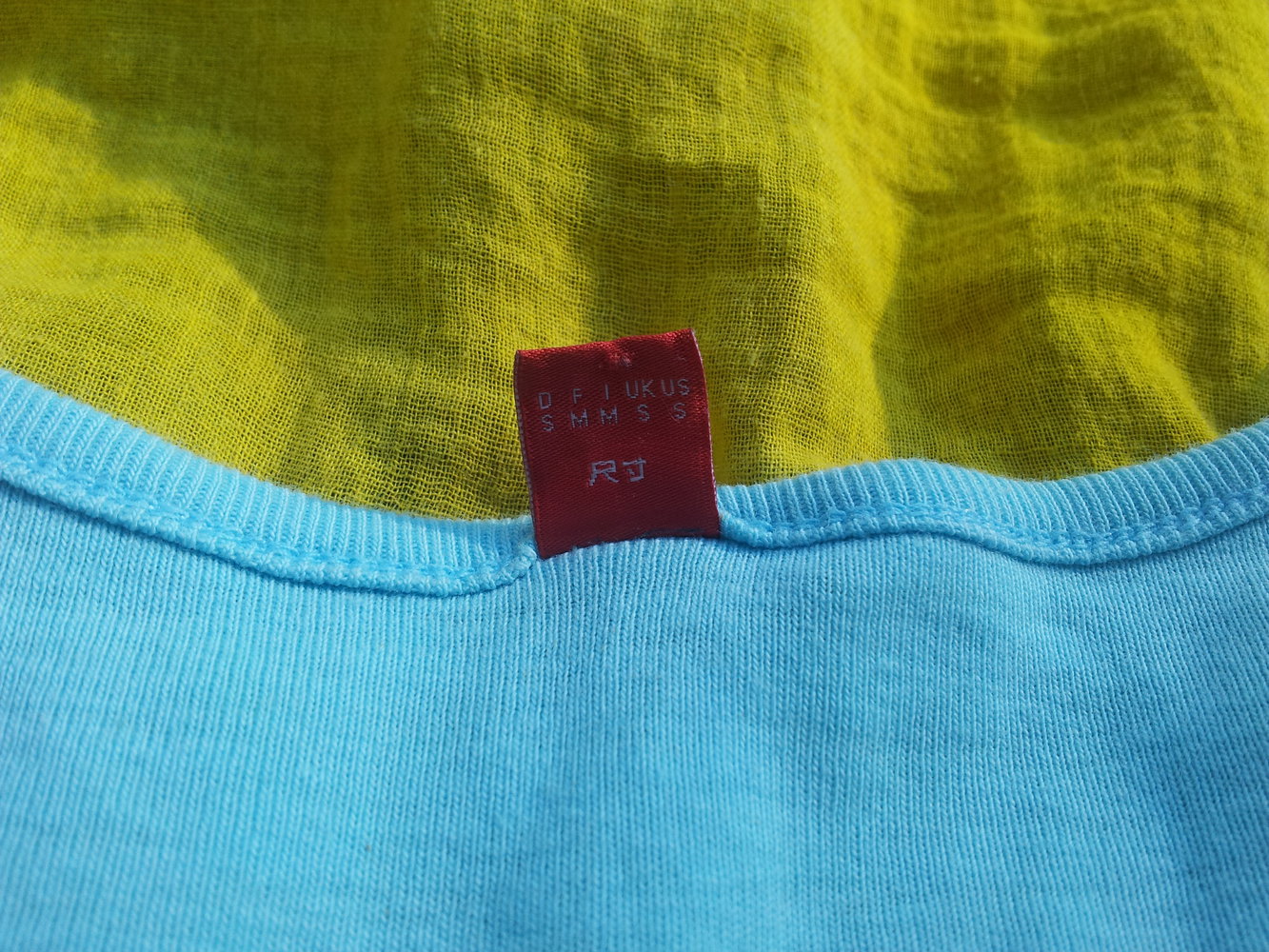 Shirt Esprit türkis hellblau Häkelornament