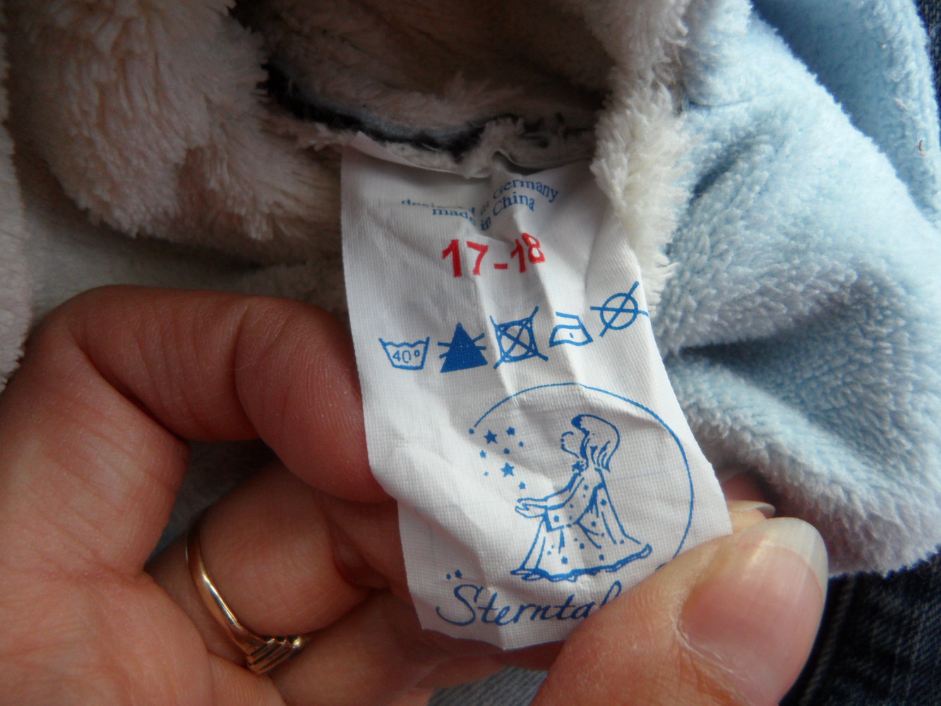 Fleece-Puschen Babyschuhe für den Winter Sterntaler 17-18