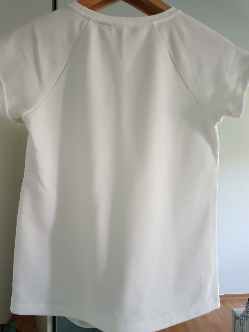 Schönes Sweat Shirt creme weiß von Esmara Größe XS eher S/M