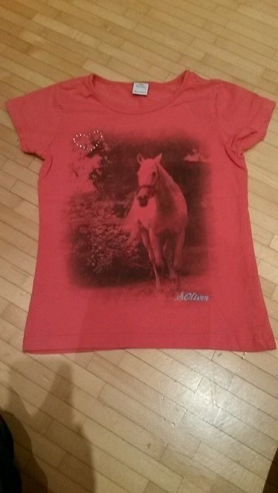 s.Oliver T-Shirt Pferd Fotodruck