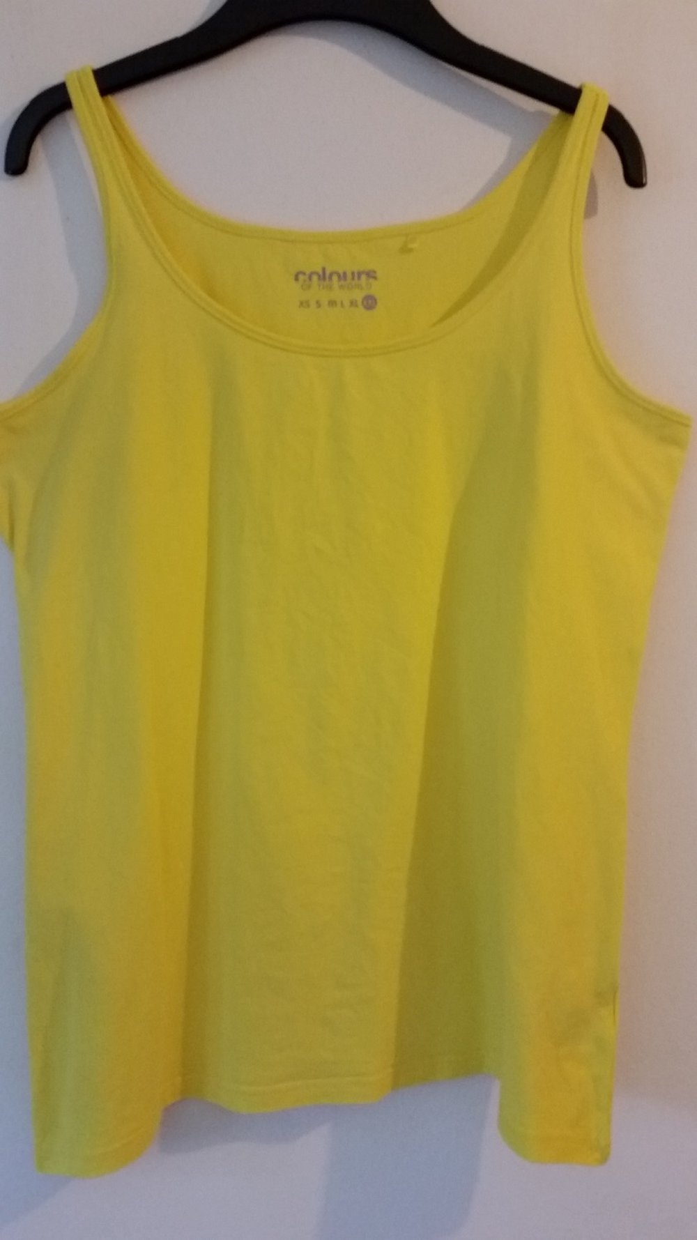 46, Top, neon-gelb, neuwertig