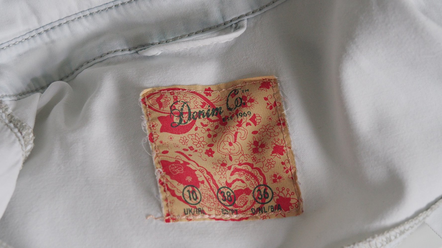 Sehr helles Jeans Hemd von Primark Gr. 36