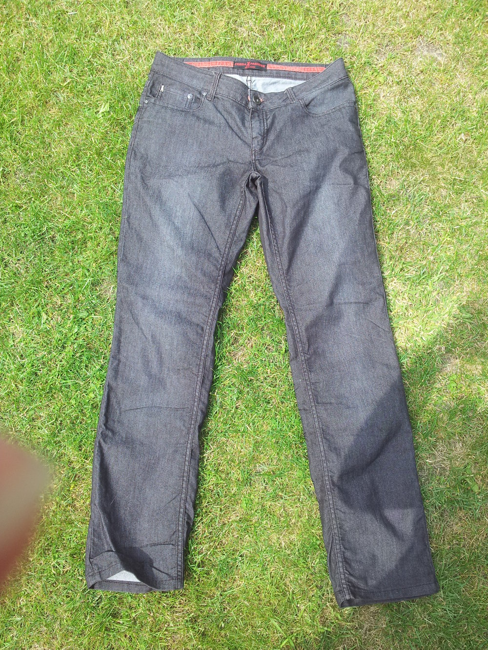 Jeans Frieda Freddies New York schwarz Gr. 38 Strass 