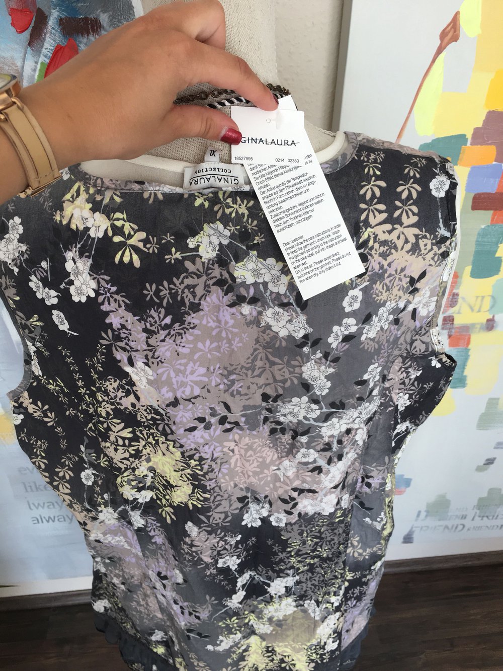 NEUES Hängerchen, Kleid, Bluse, Shirt mit ETIKETT von Gina Laura 