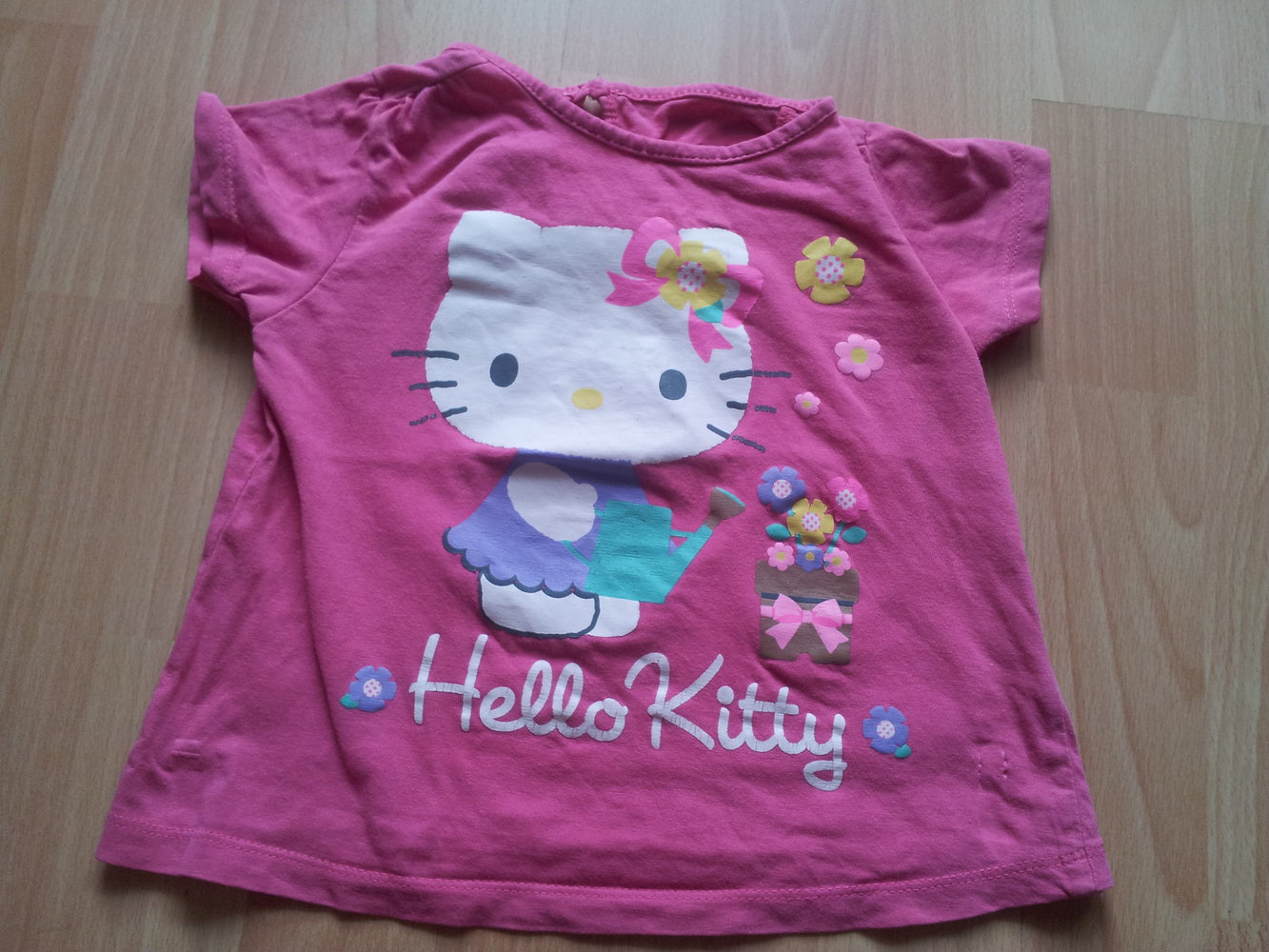 Shirt Hello Kitty pink rosa Gärtnerin Gr. 92