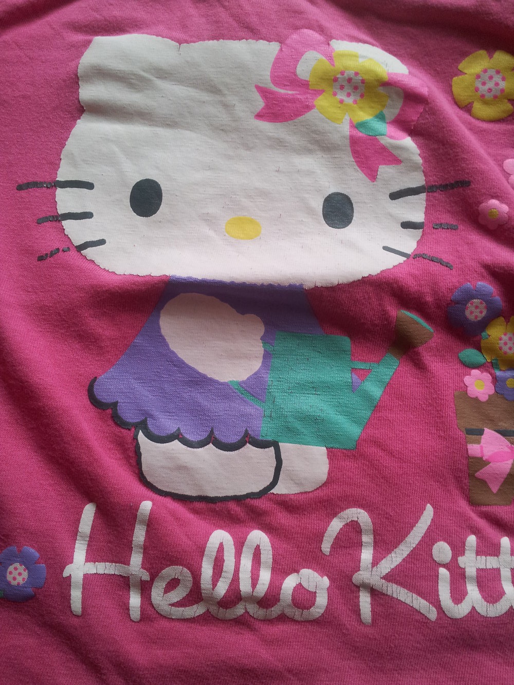 Shirt Hello Kitty pink rosa Gärtnerin Gr. 92
