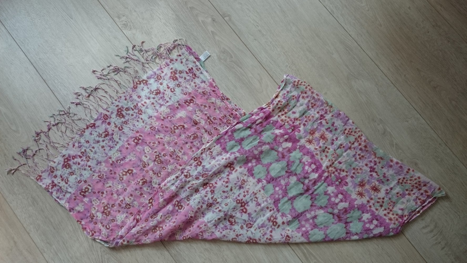 zartes florales Tuch rose