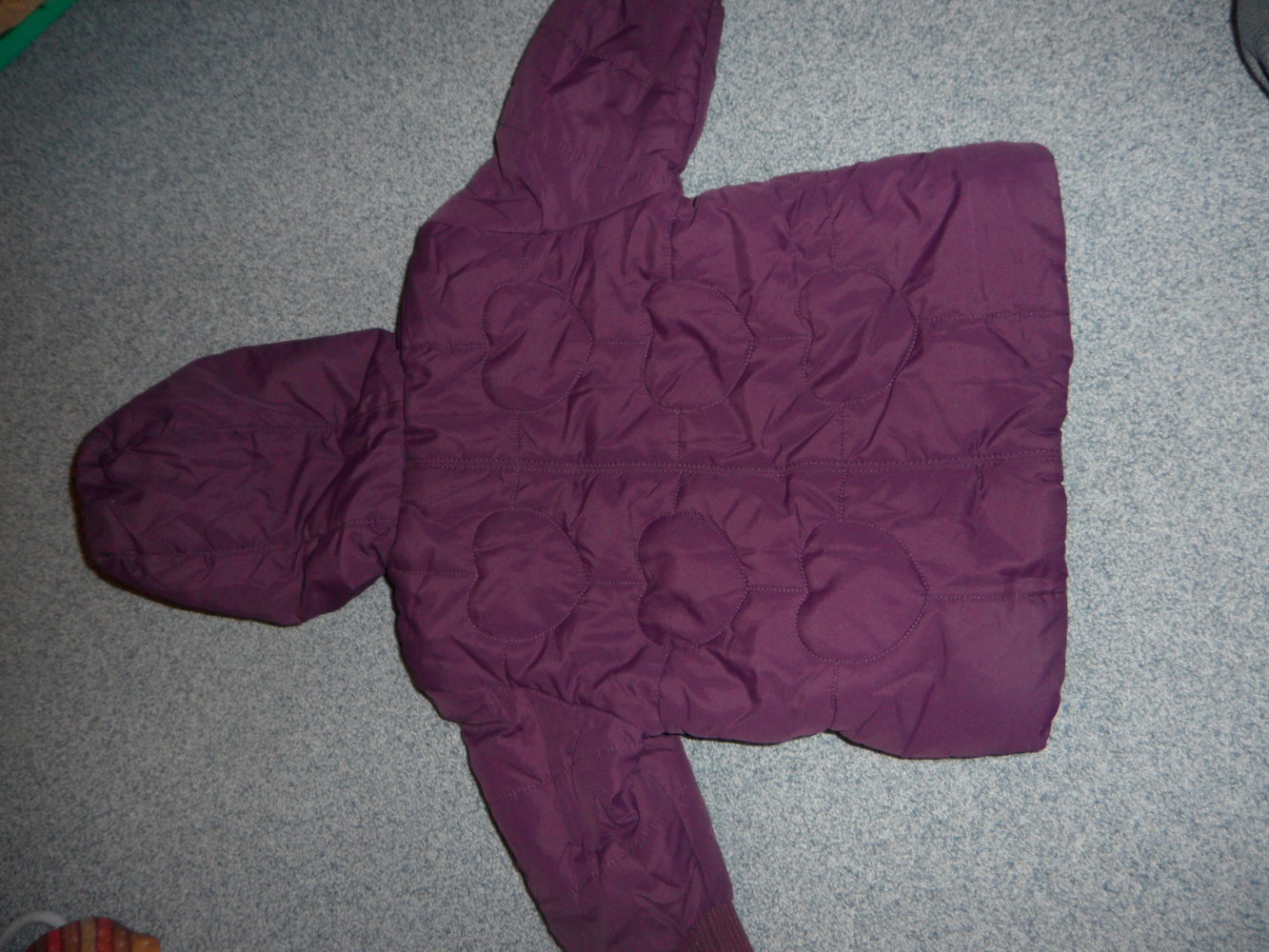 S.Oliver zuckersüße Winterjacke Herzen lila