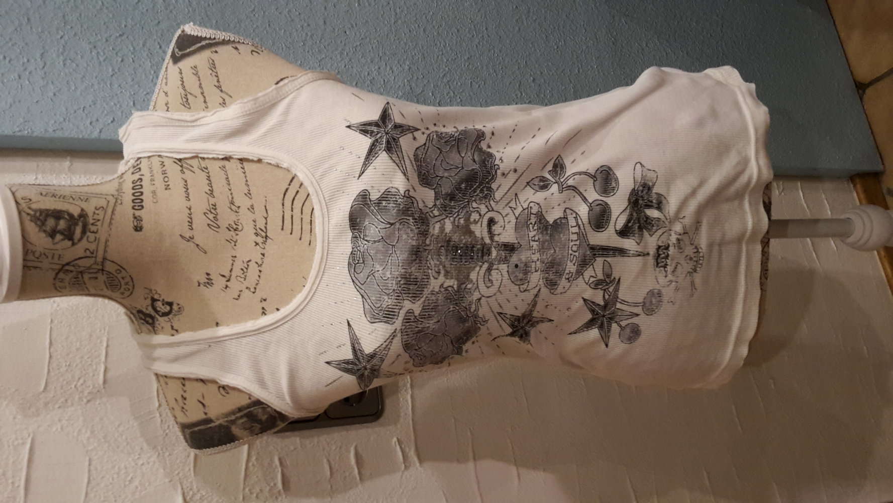 Rip Top, Flügel Rückendruck