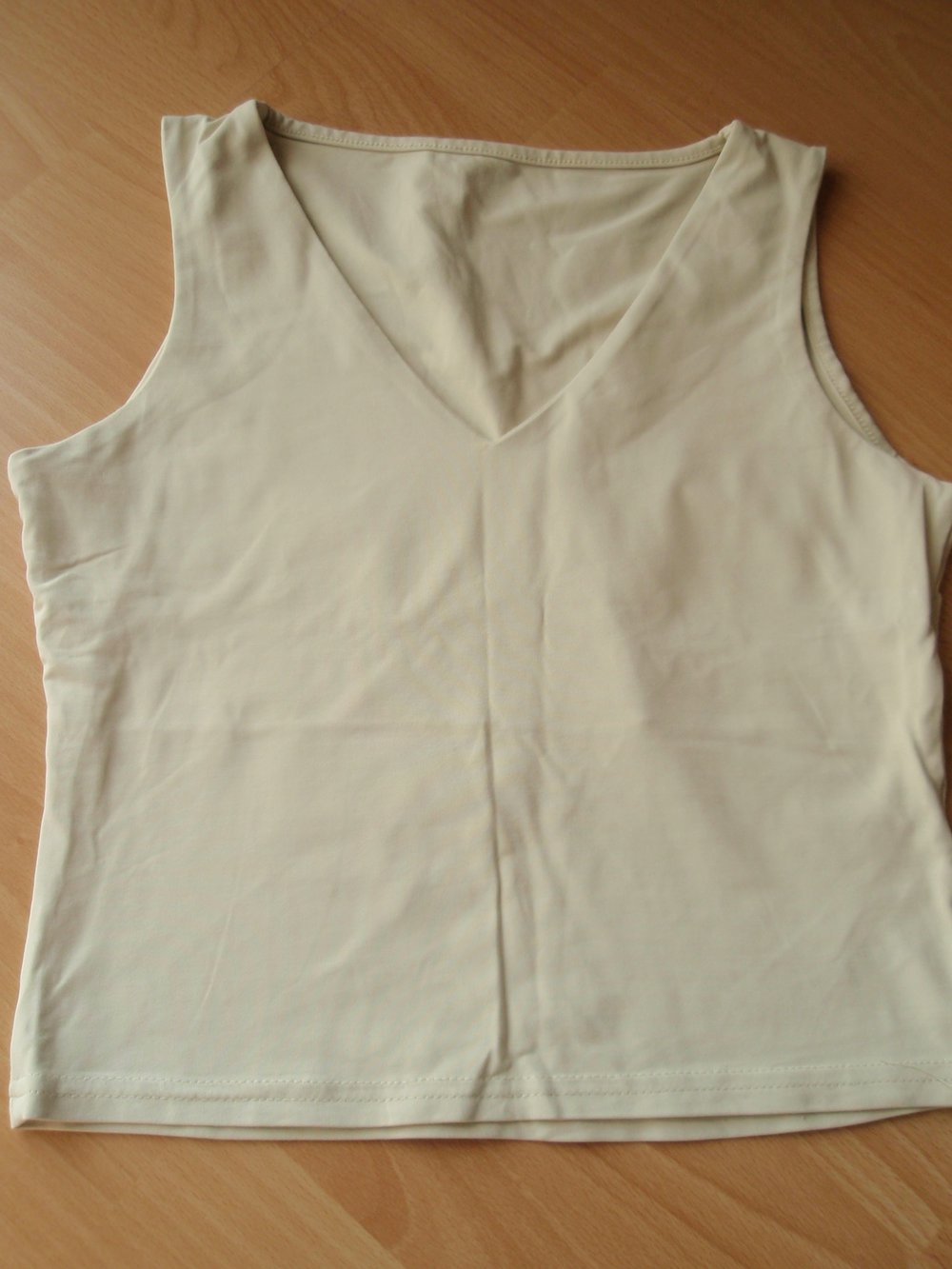 Top beige Gr. 38 Stretch kurz