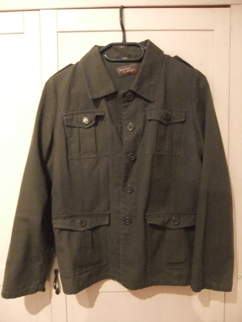 Olive Damen Military Jacke Gr. L 40 Neofolk Vintage Metal