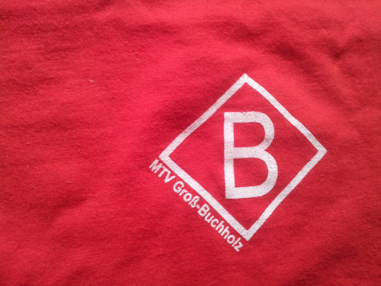  Shirt rot MTV Groß- Buchholz Hannover Baumwolle Gr. XL