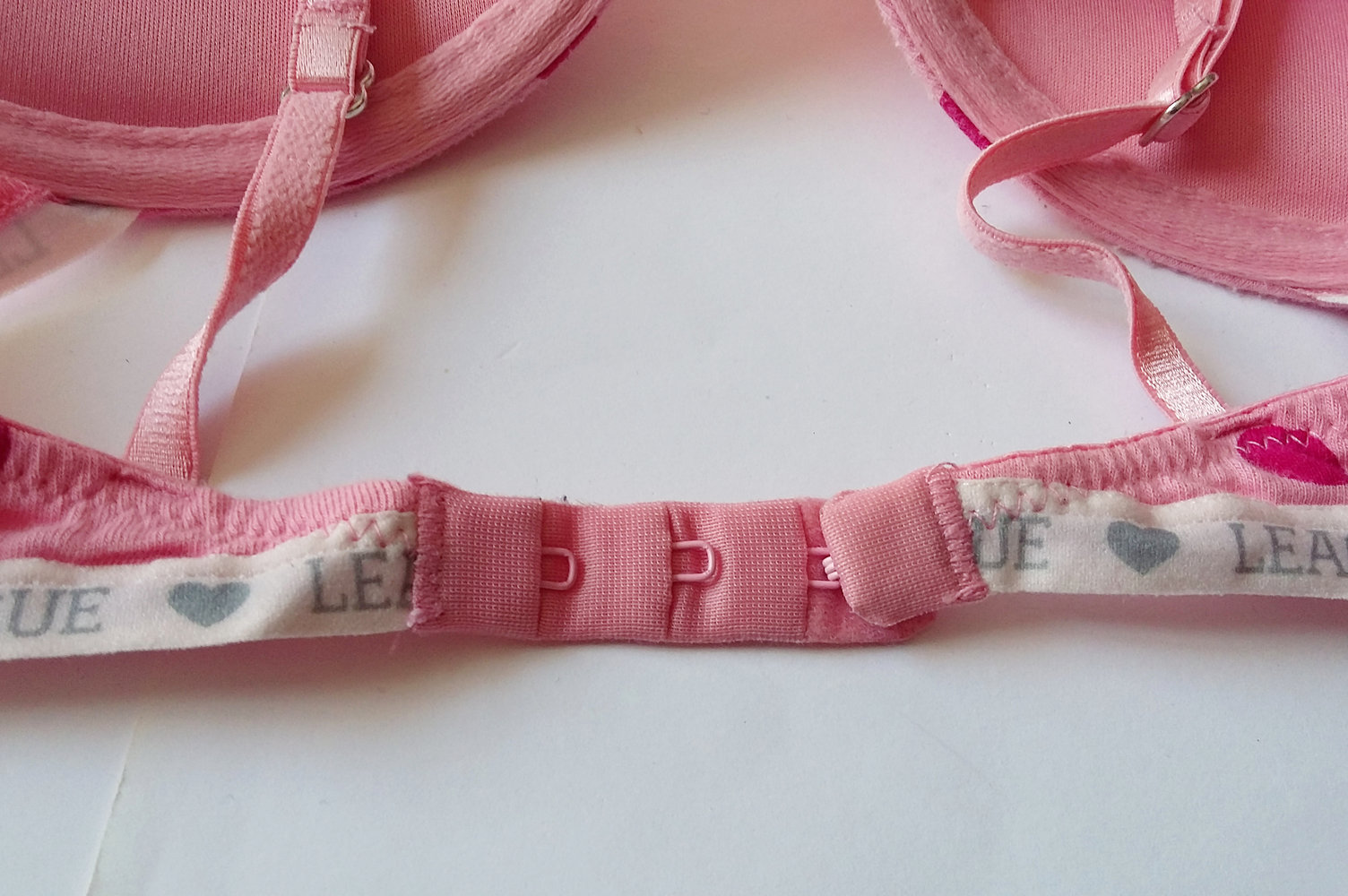 Süßer BH 80B mit Punkten rosa pink gepolstert von C&A