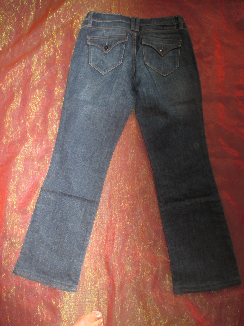 NEU Klassische High Waist * Boyfriend Damen Jeans Hose 