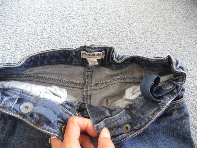 Vertbaudet Schleifen Jeans Gr. 122/128