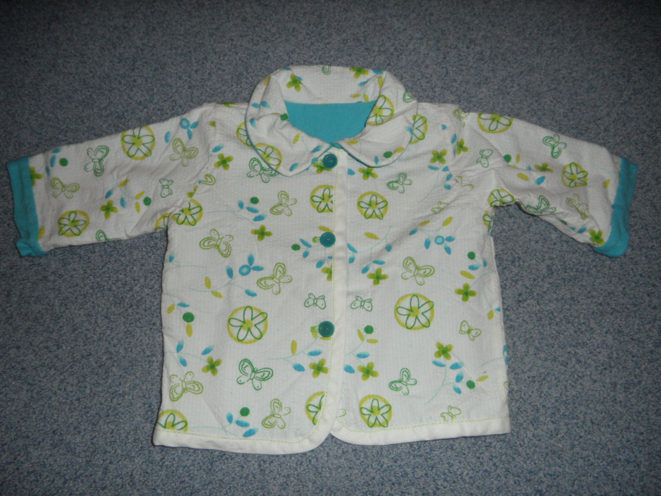 DIY süße Jacke Frühling Sommer Gr. 68/74 