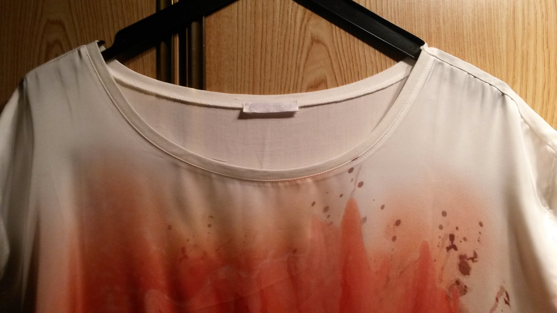 34. Shirt mit Mohndruck, Gr. 38