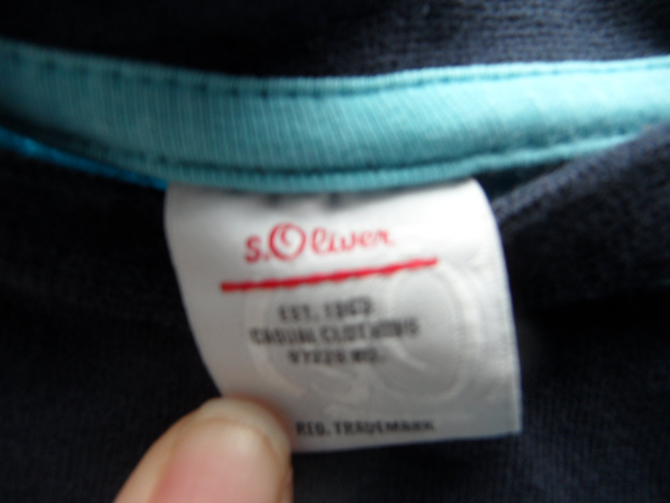 s.Oliver schönes Langarmshirt Baumhaus