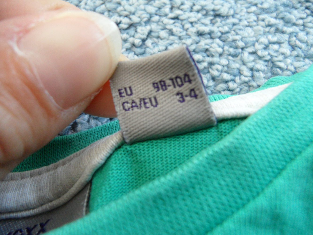 Mexx tolles Langarmshirt mit Spruch Gr. 98/104 passt ab 92