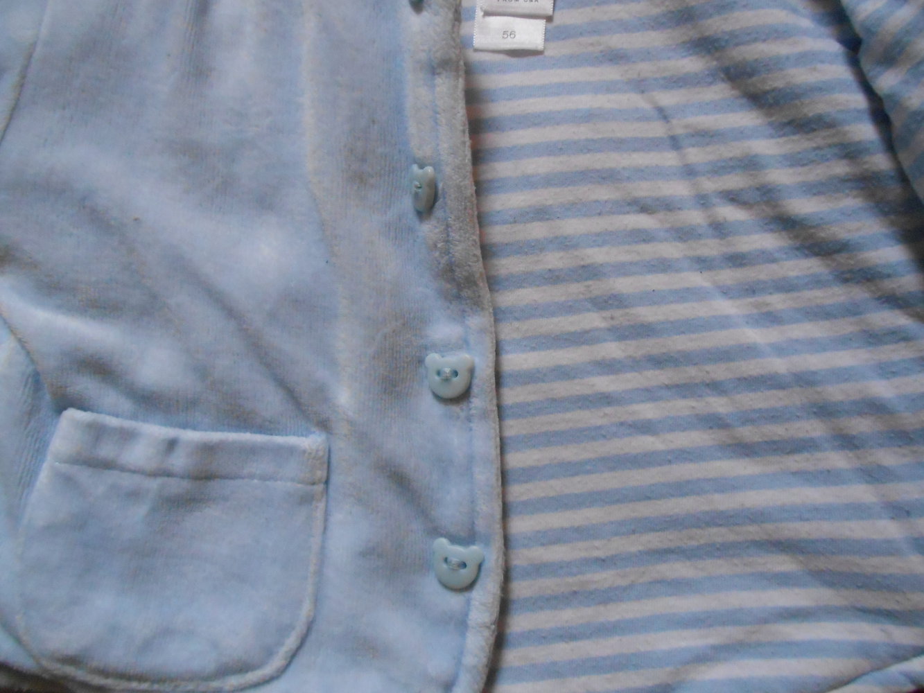 blaue Winterjacke 56 C&A