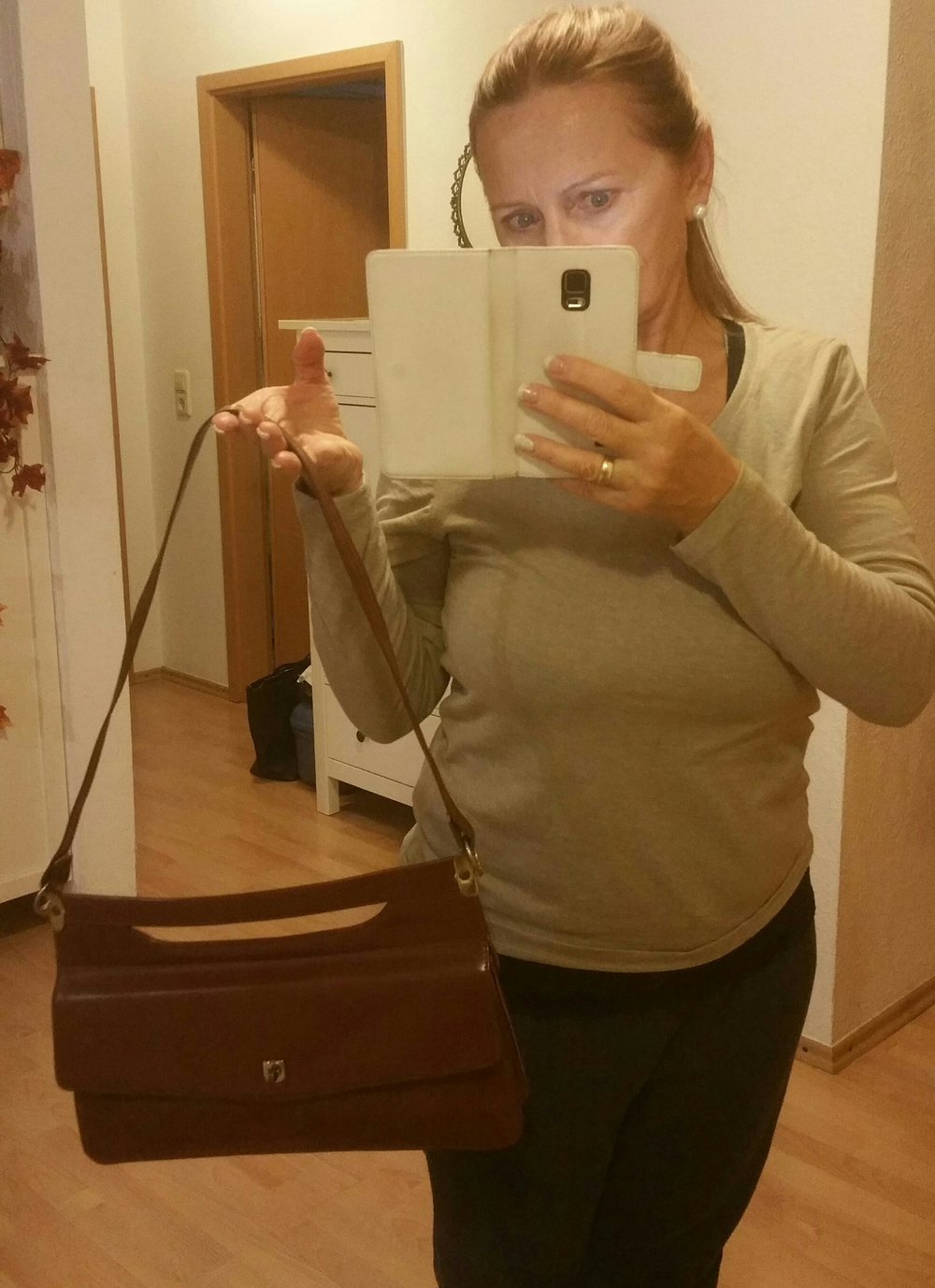 Sehr schöne Vintage Tasche in Braun 